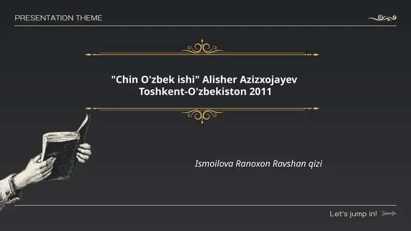 Chin O'zbek ishi 1