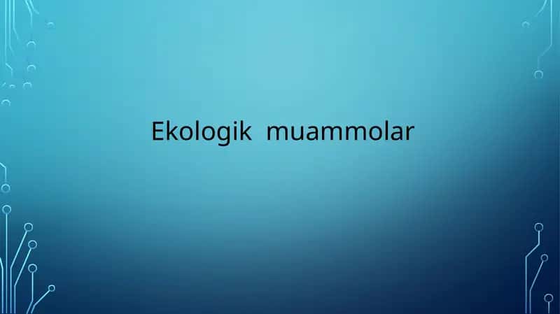 Ekologik innovatsion turizimdasturlari 1