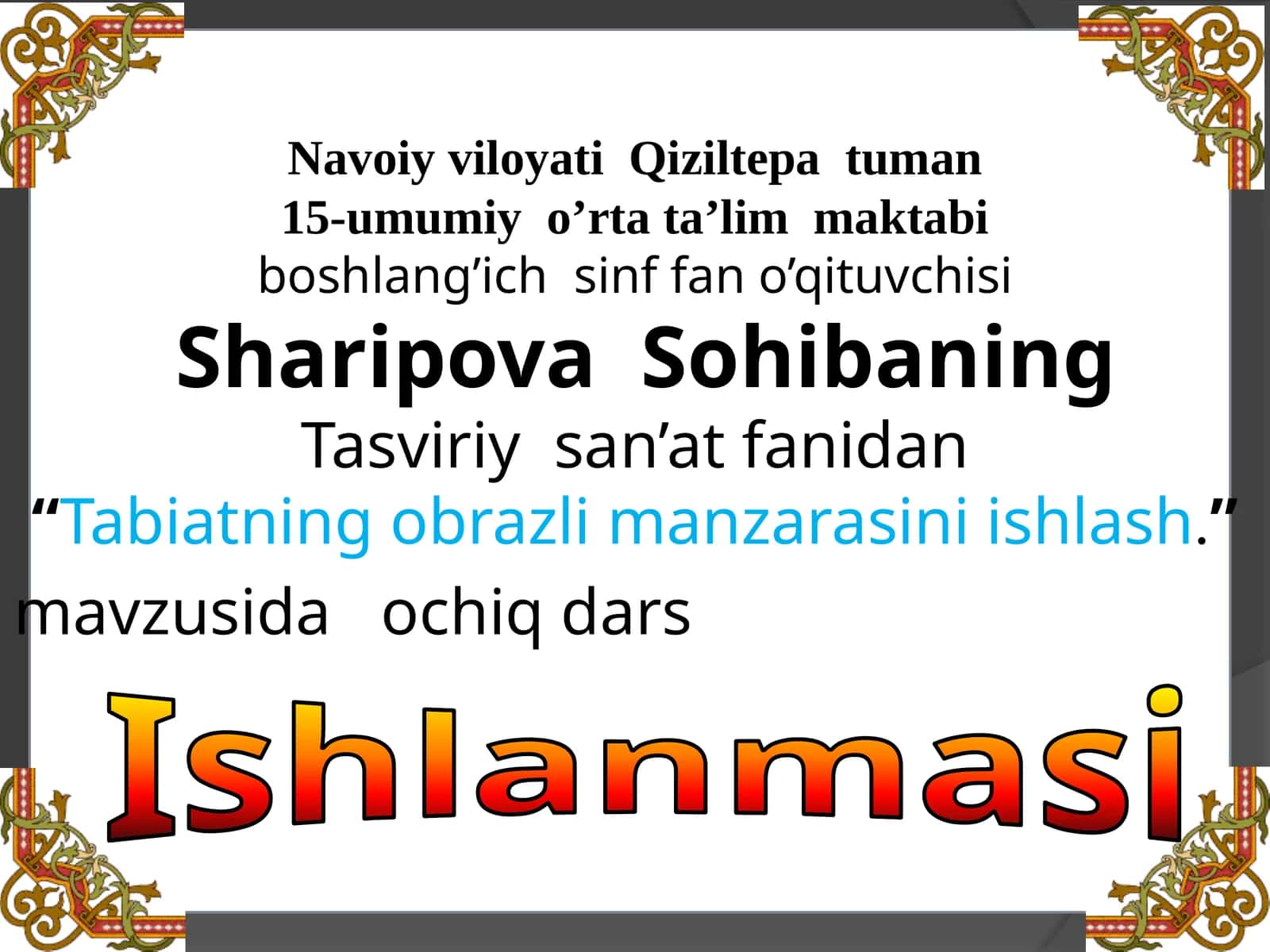 5-sinf Texnologiya darsligiga kiritilgan o'zgarishlar 1