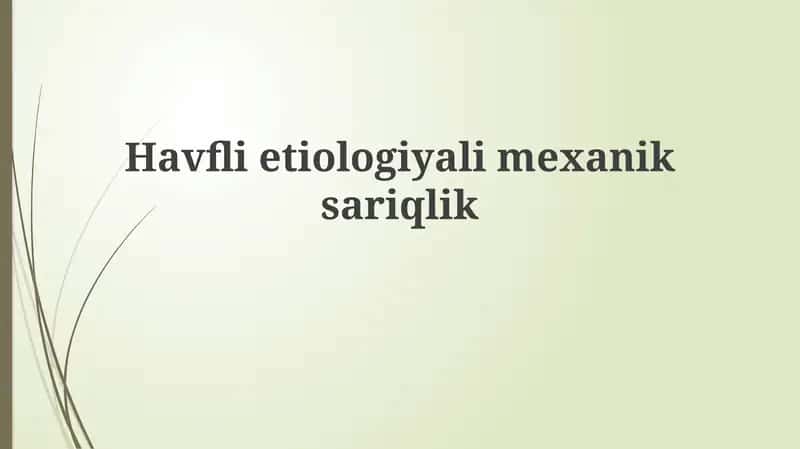 Havflietiologiyalimexaniksariqlik 1