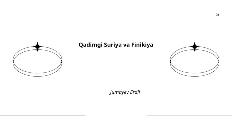 Qadimgi Suriya va Finikiya 1
