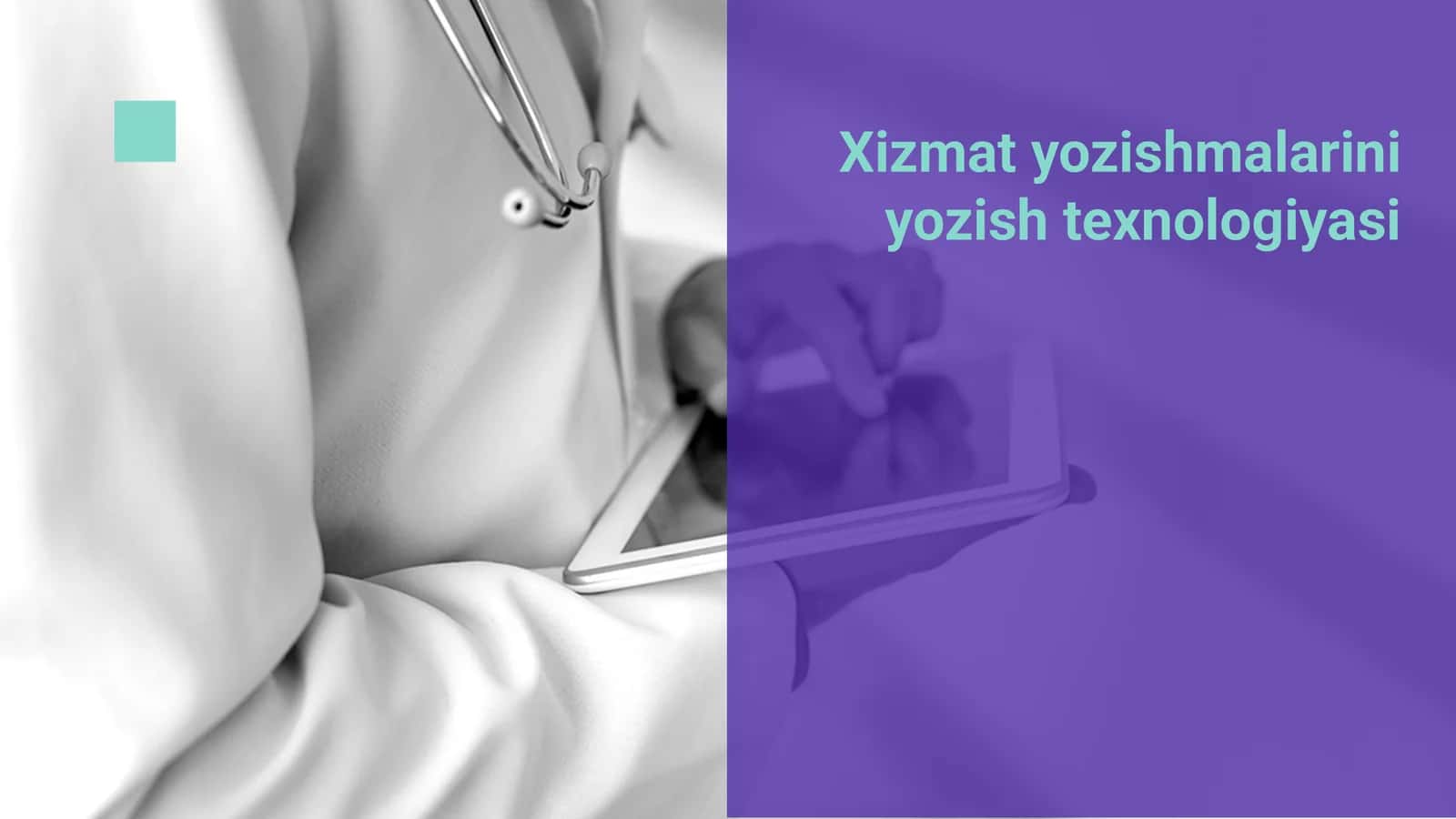 Xizmatyozishmalariniyozishtexnologiyasi 1