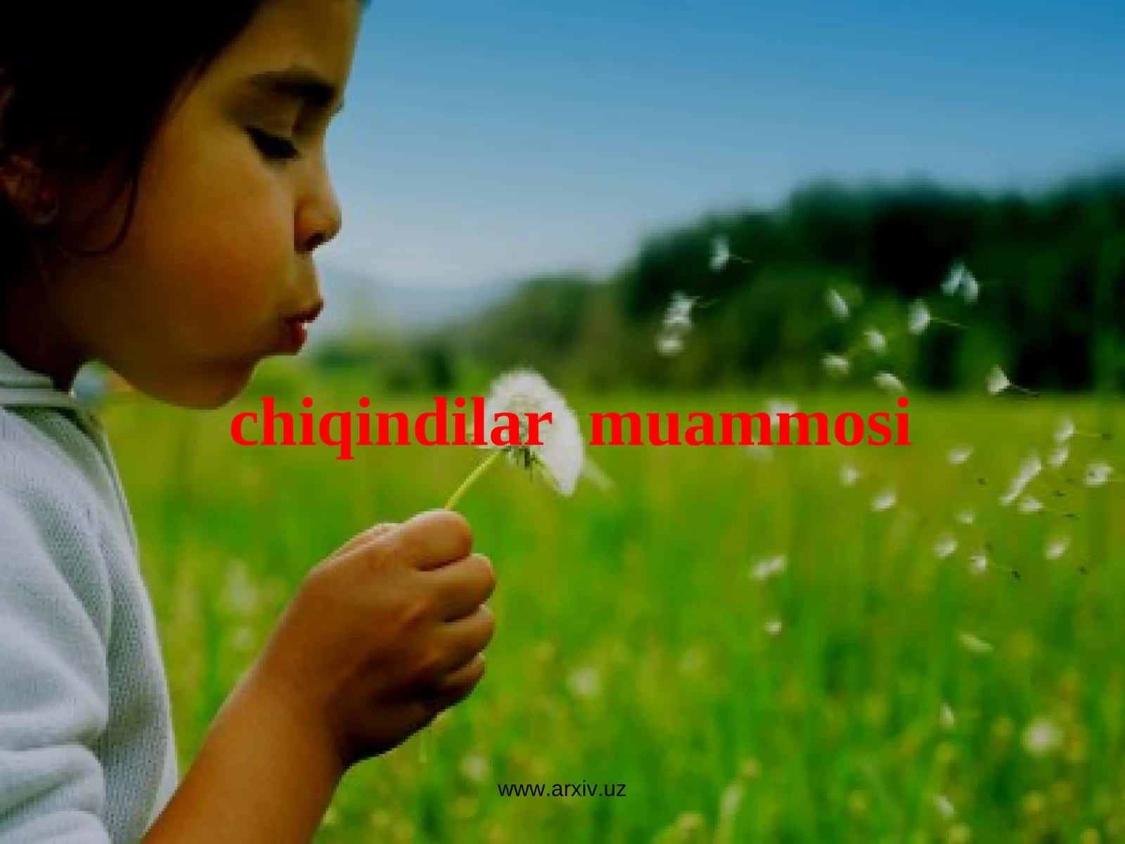 Chiqindilar muammosi 1