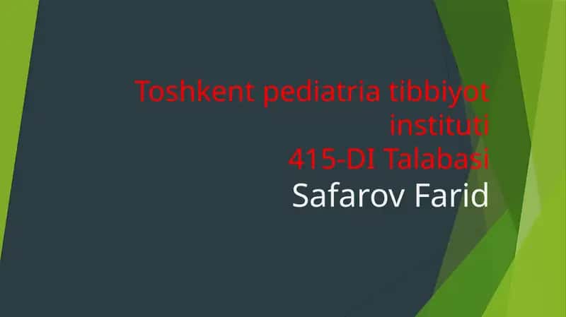 Karonavirus kasalligini kompleks nur tashxisoti yordamida aniqlash 1