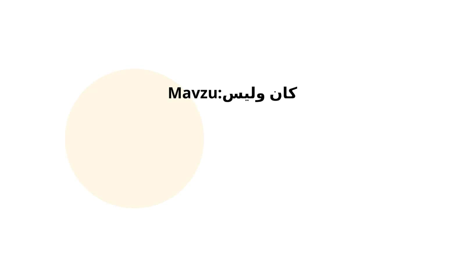 كان va ليس fe'llarining kelib chiqishi 1