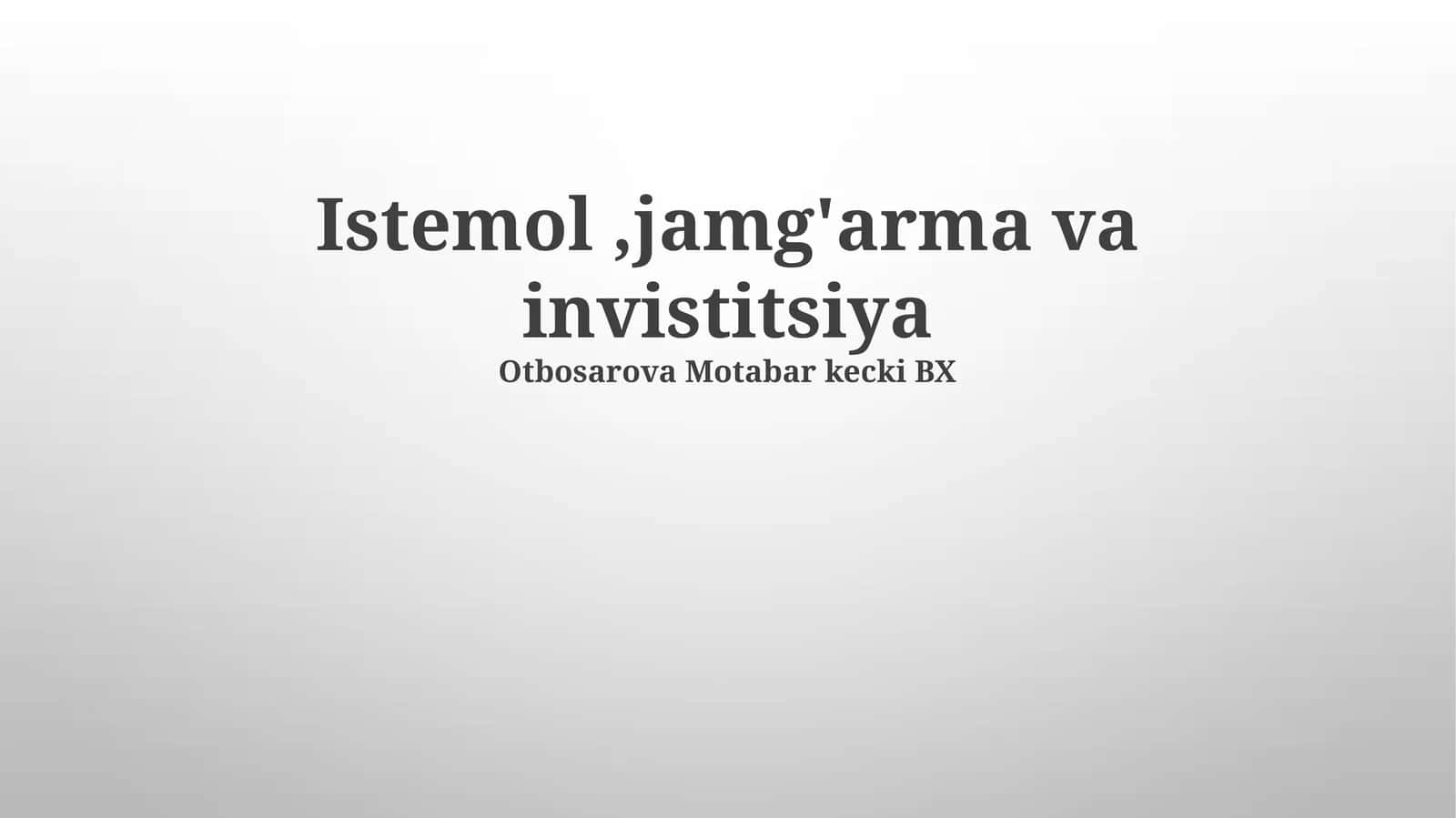 Otbosarova Motabar kecki BX 1