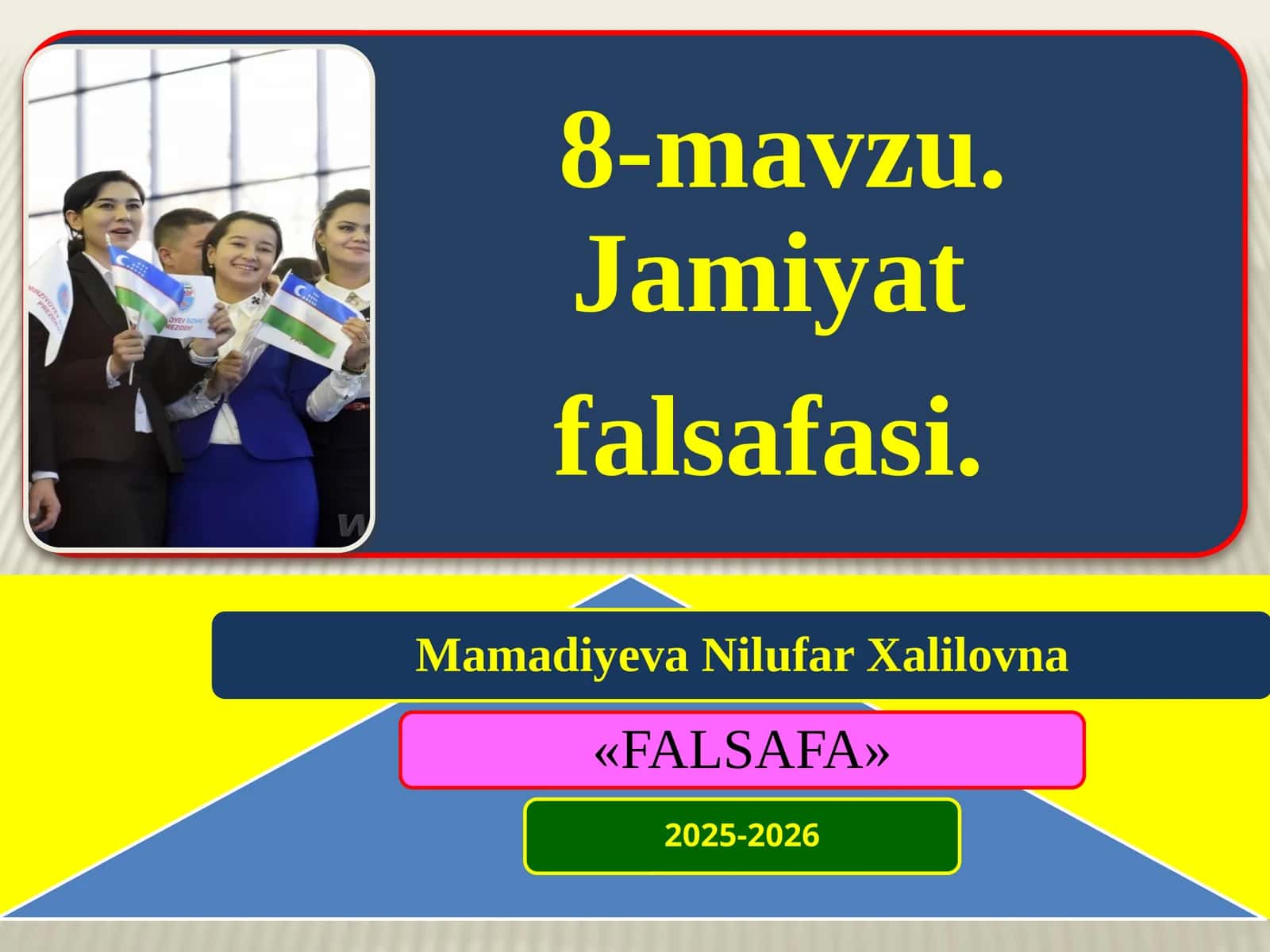 Jamiyattushunchasivauningfalsafiytahlili 1