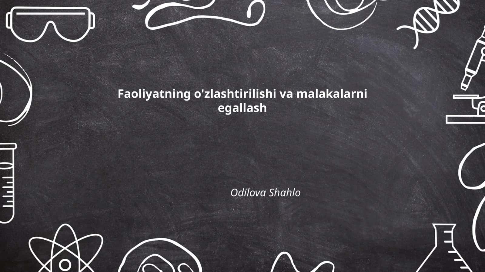 Maqsadli o'quv dasturlari tuzish 1