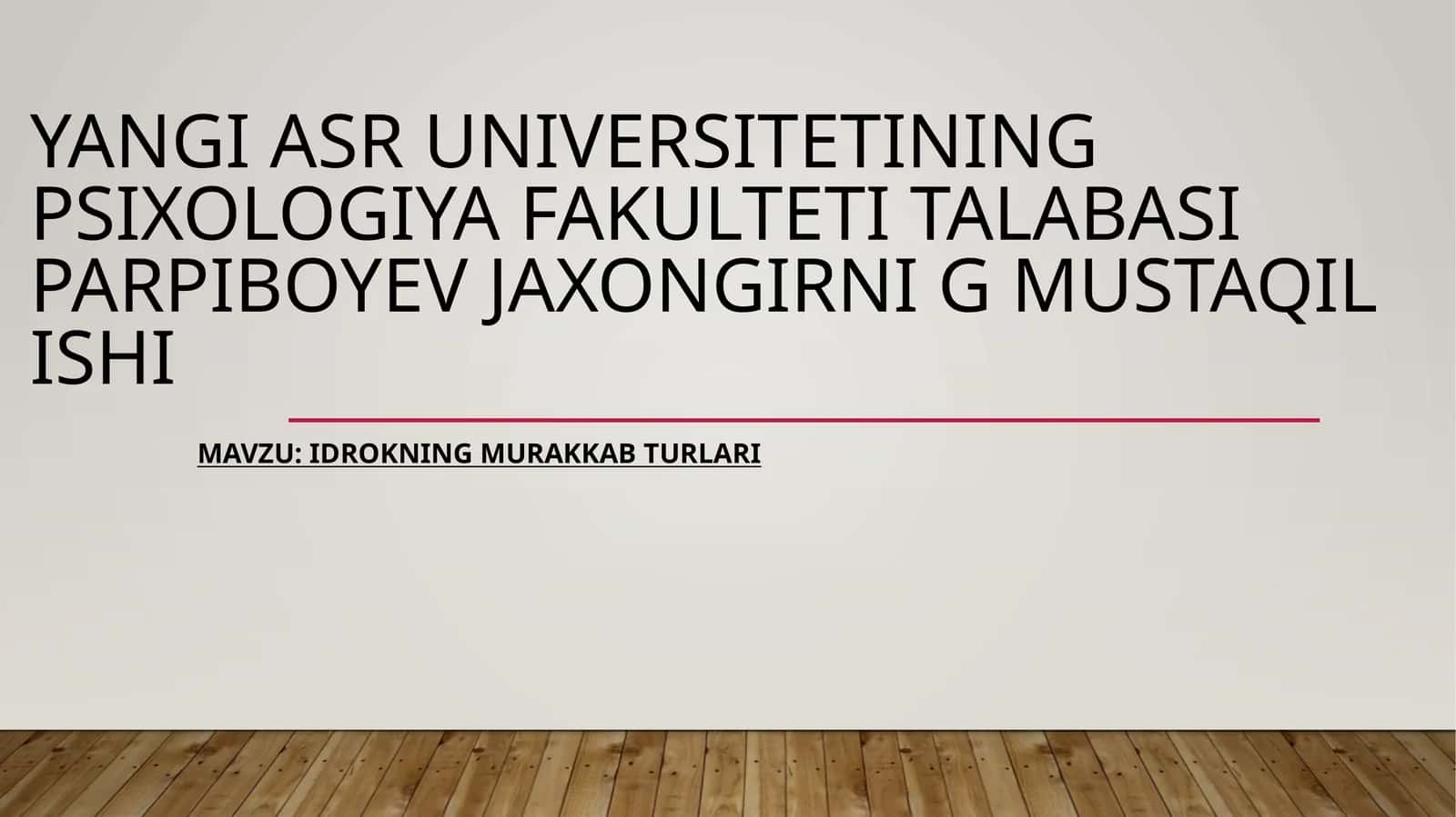 idrokning murakkab turlari 1