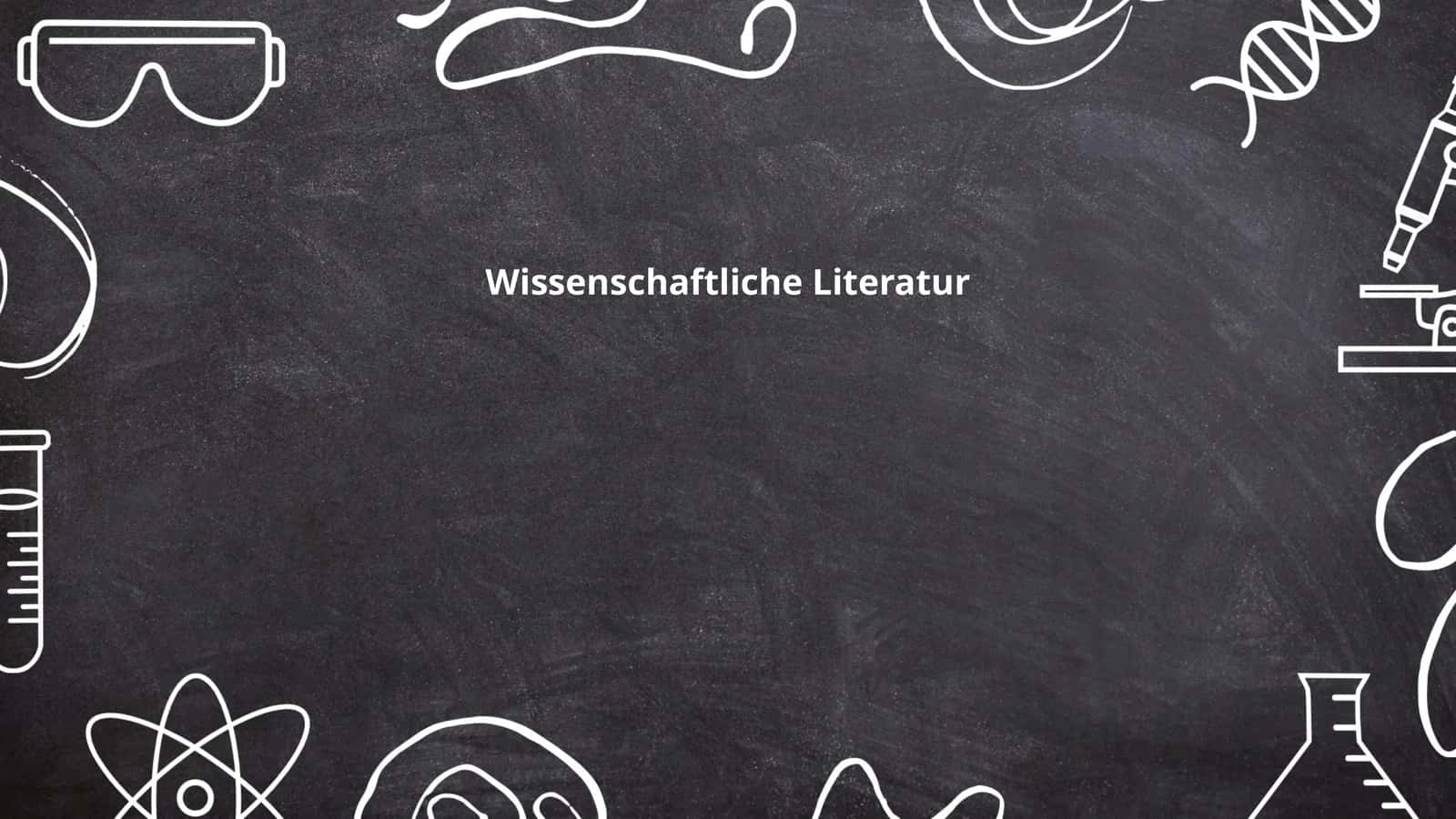 Wissenschaftliche Literatur 1