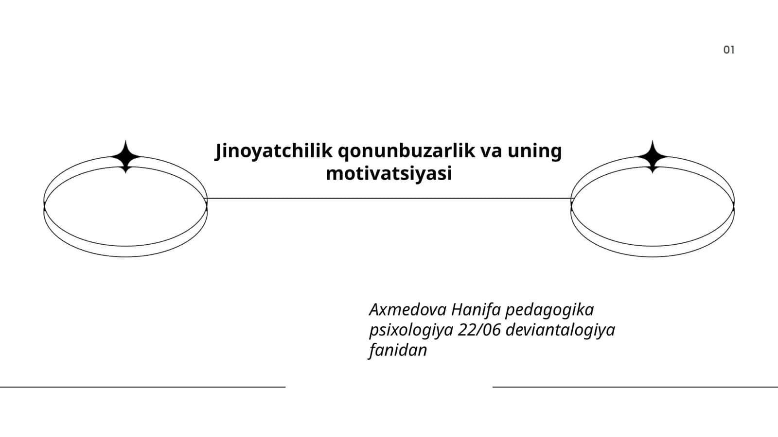 Jinoyatchilik qonunbuzarlik va uning motivatsiyasi 1