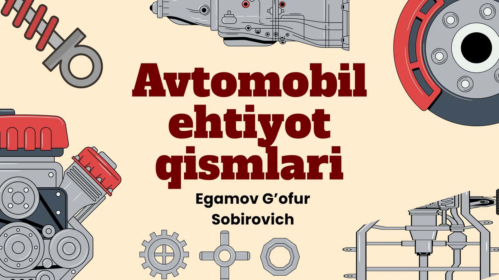 Avtomobil ehtiyot qismlari 1