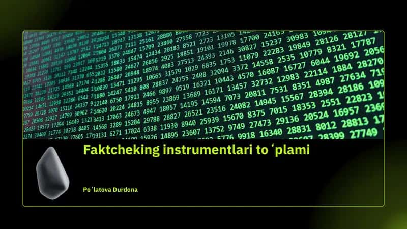 Faktcheking instrumentlari toʻplami 1