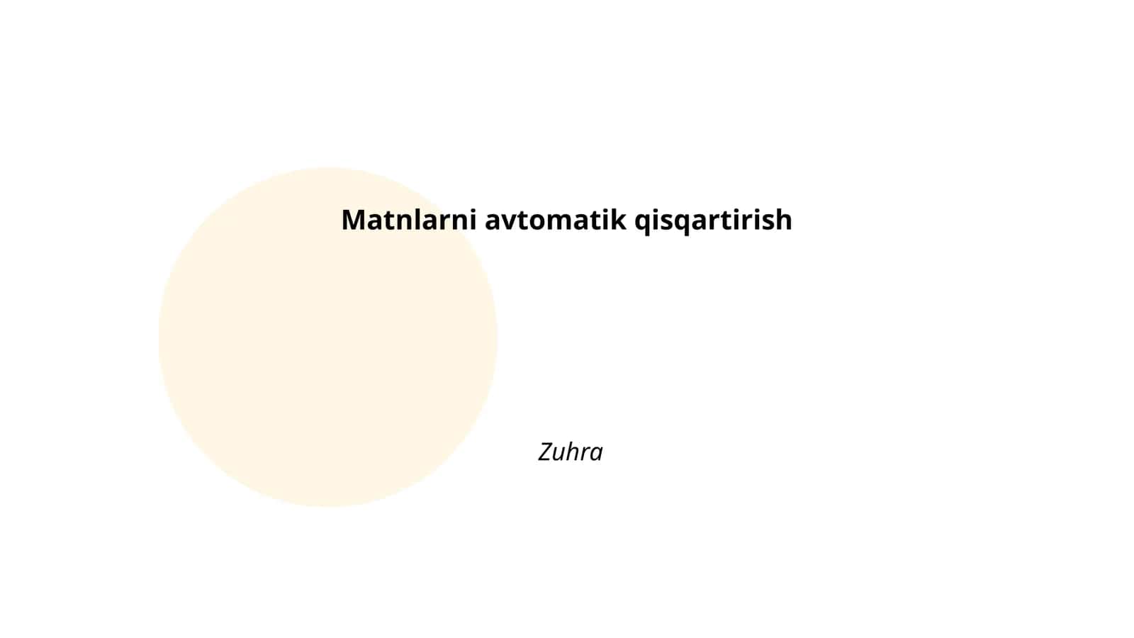 Matnlarni avtomatik qisqartirish 1