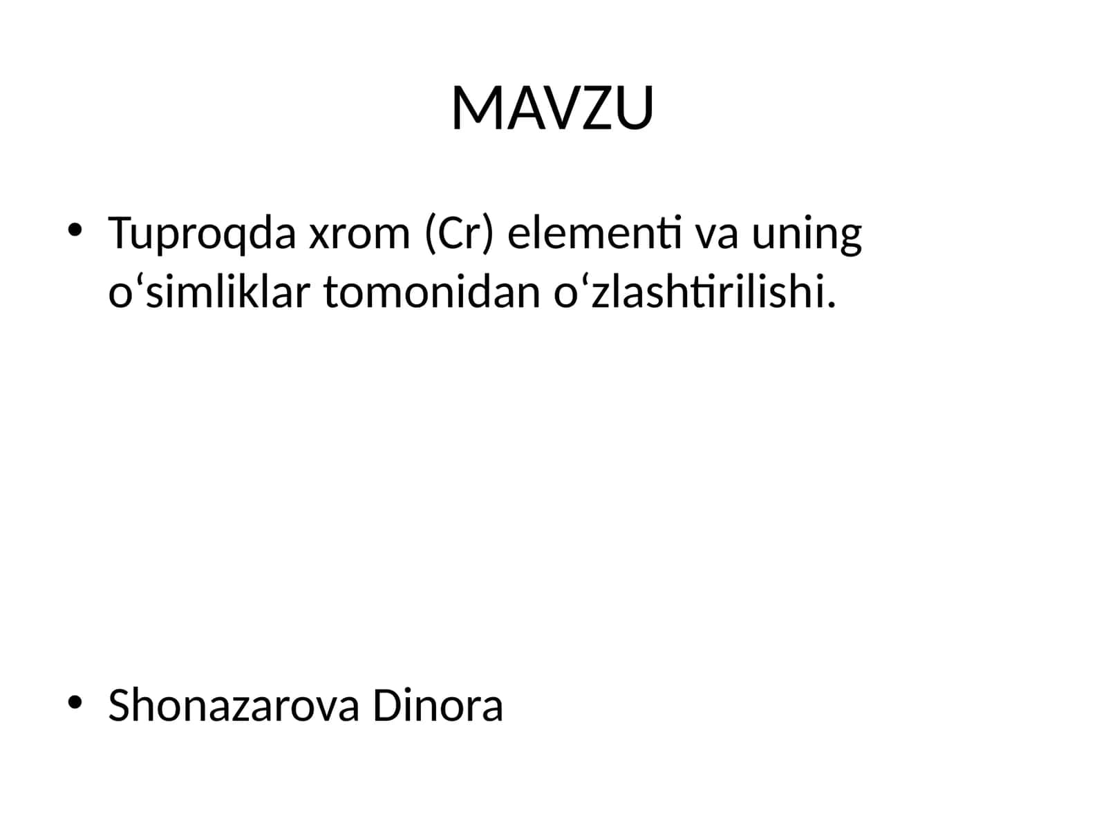 Tuproqda xrom mikroelementi 1