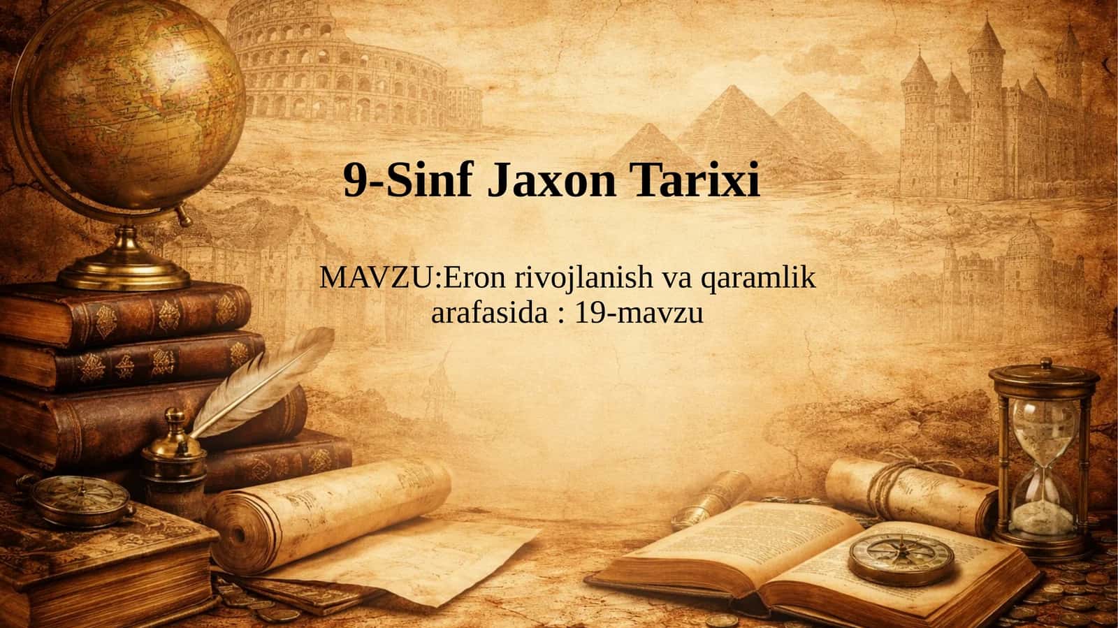 9-Sinf Jaxon Tarixi 19-Mavzu 1