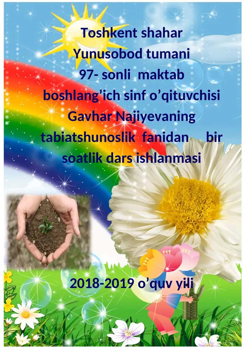Insonning tabiatga ta’siri Darsning maqsadi 1
