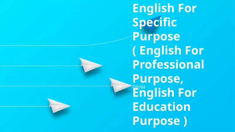 English For Specific Purpose 1