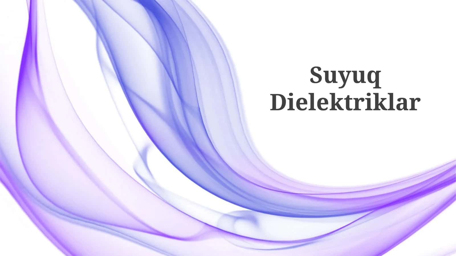 Suyuq Dielektriklar 1