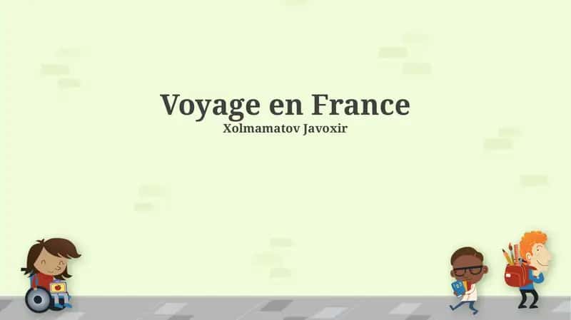 Voyage en France 1