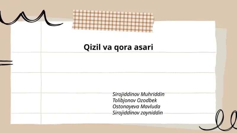 Qizil va qora asari 1