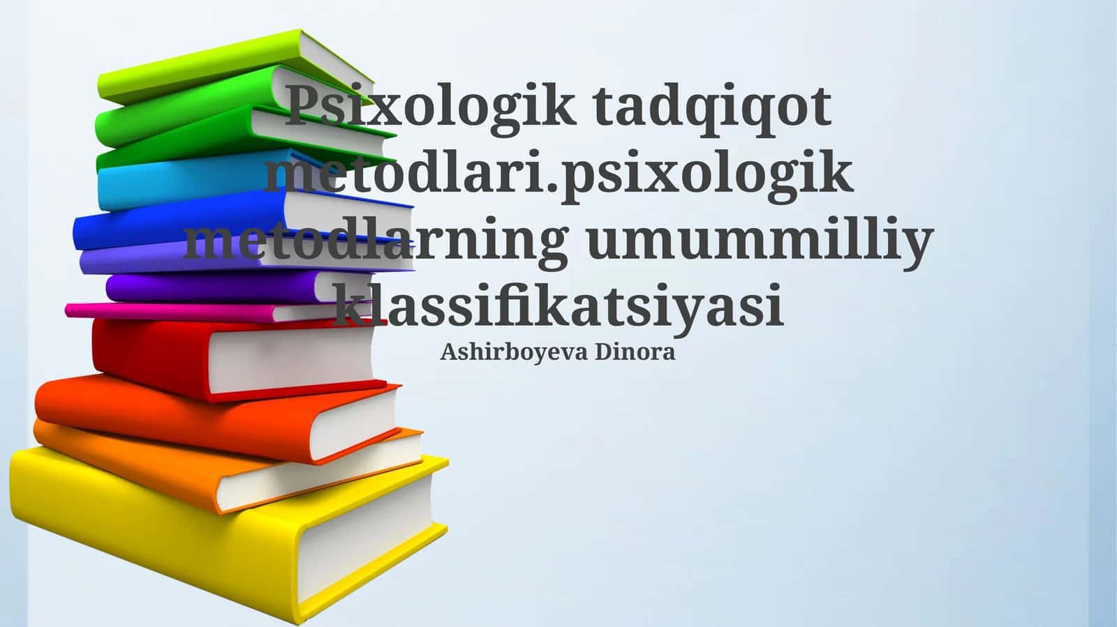 Psixologik tadqiqot metodlari 1