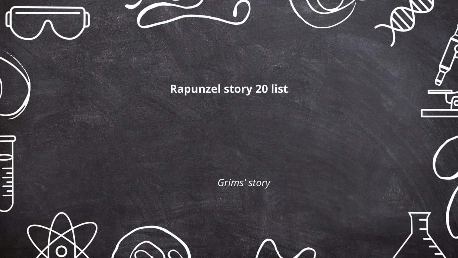 Rapunzel story 1