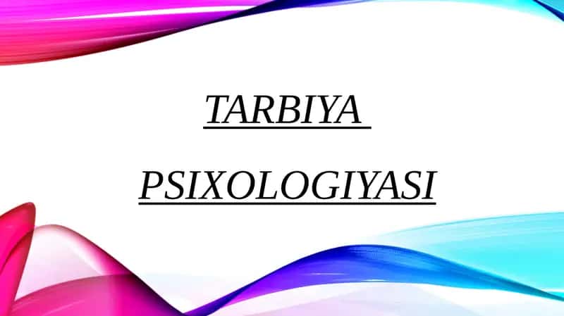 Pedagogik Psixologiyasi 1