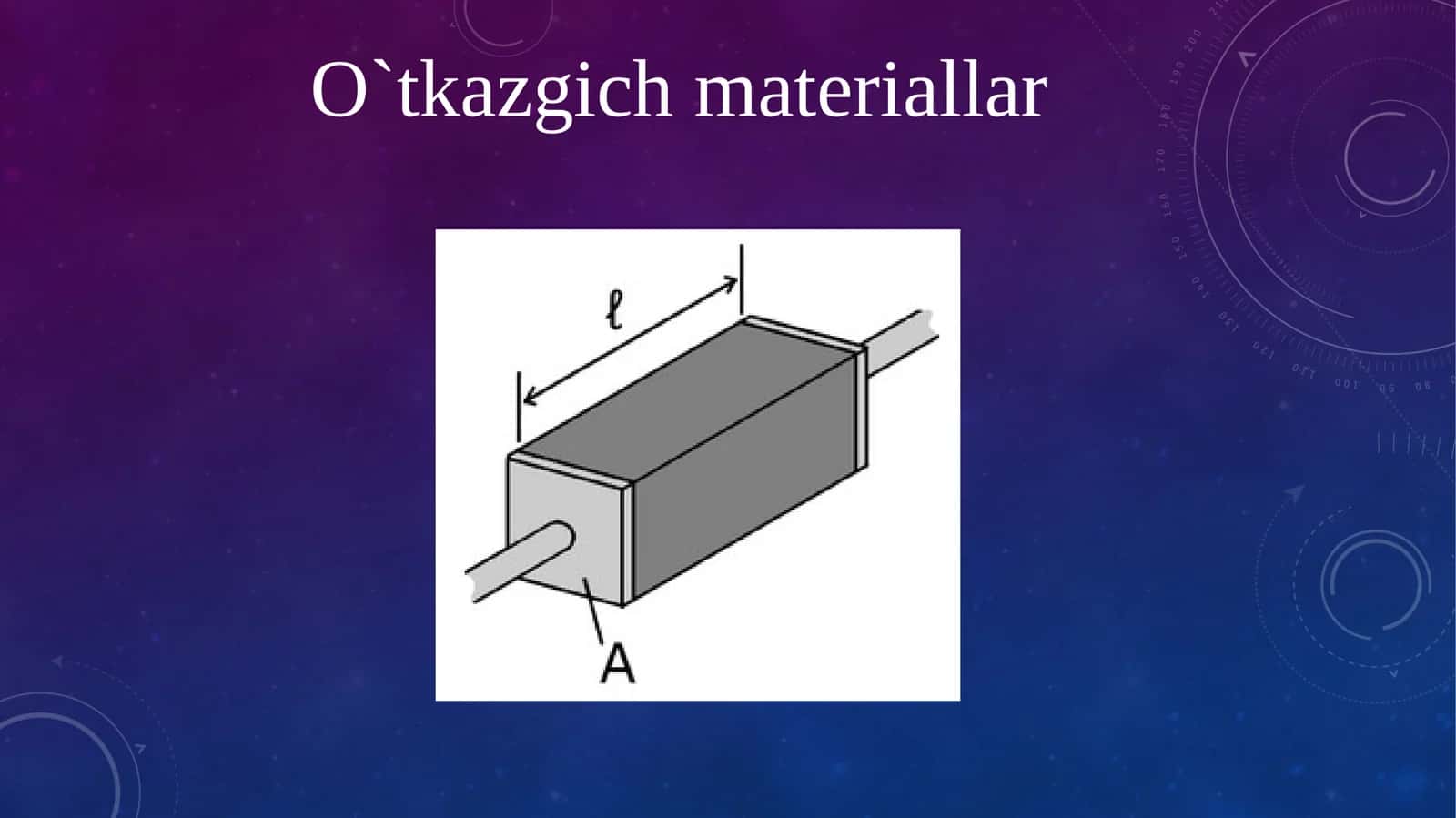 O`tkazgich materiallar 1