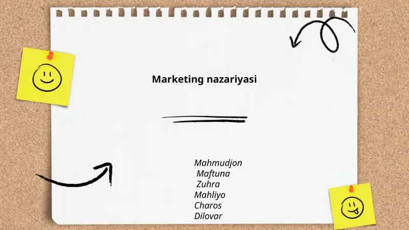 Marketing nazariyasi 1