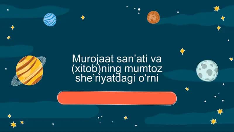 Murojaat sanʼati va Xitob 1