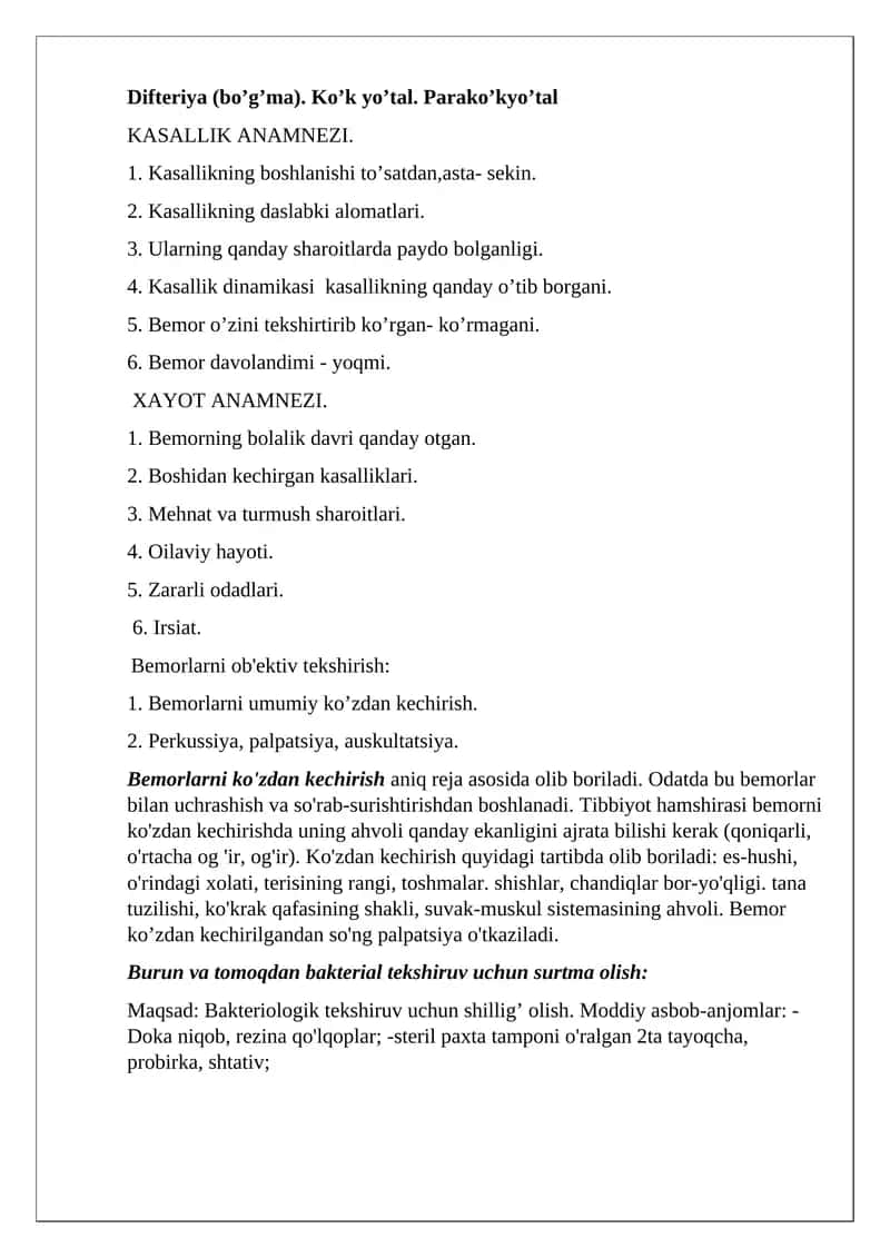 Bakteriologik tekshiruv 1