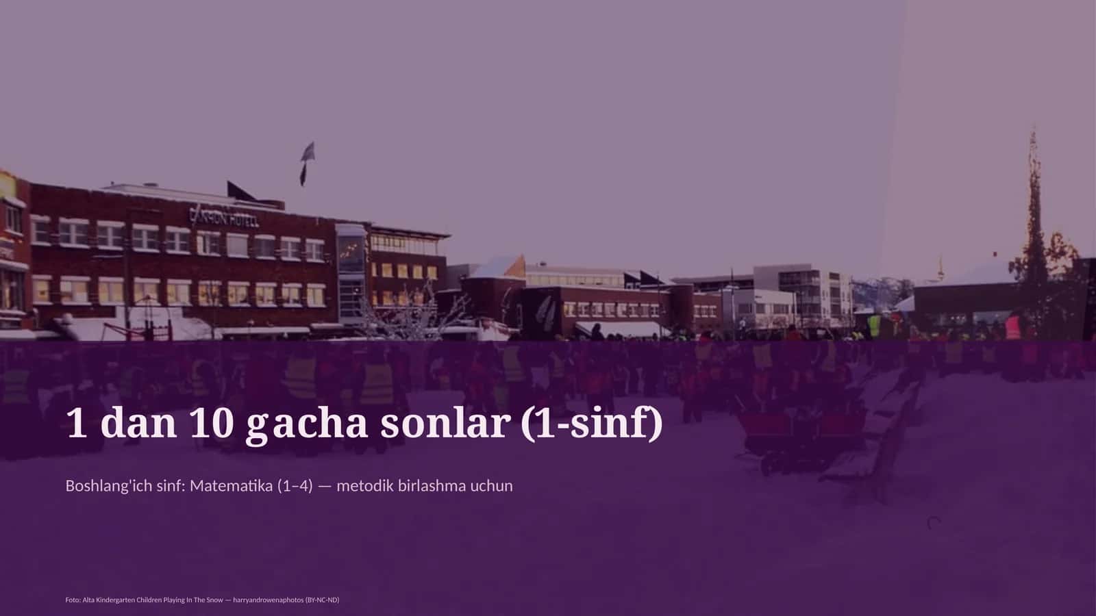 Matematika (1-sinf) 1