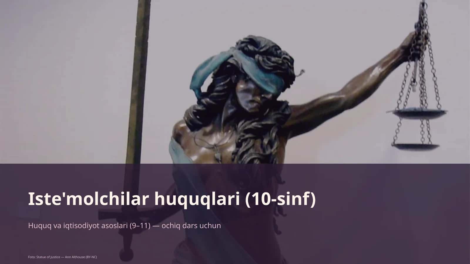 Iste'molchilar huquqlari (10-sinf) 1