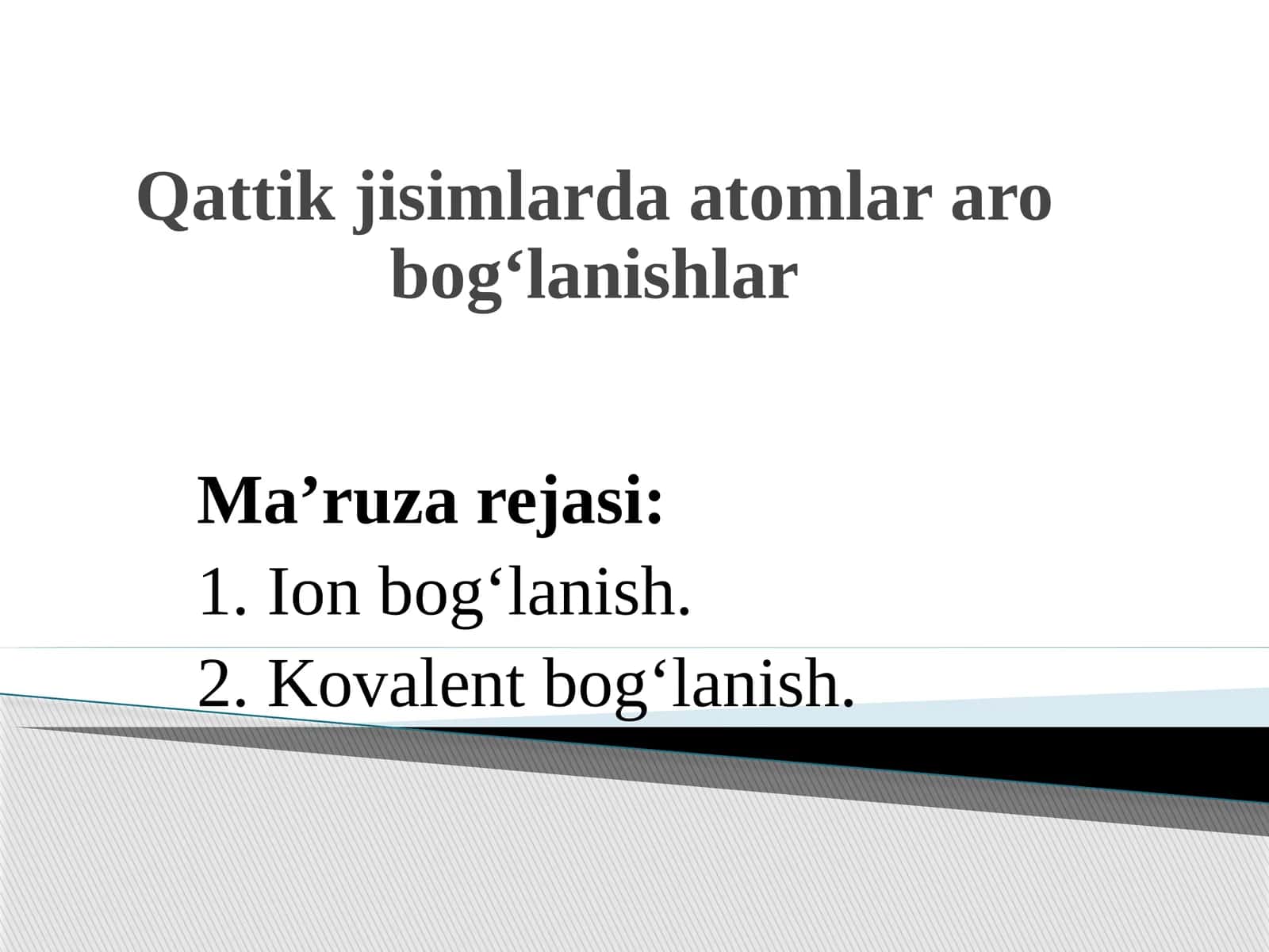 Ion bog'lanish 1