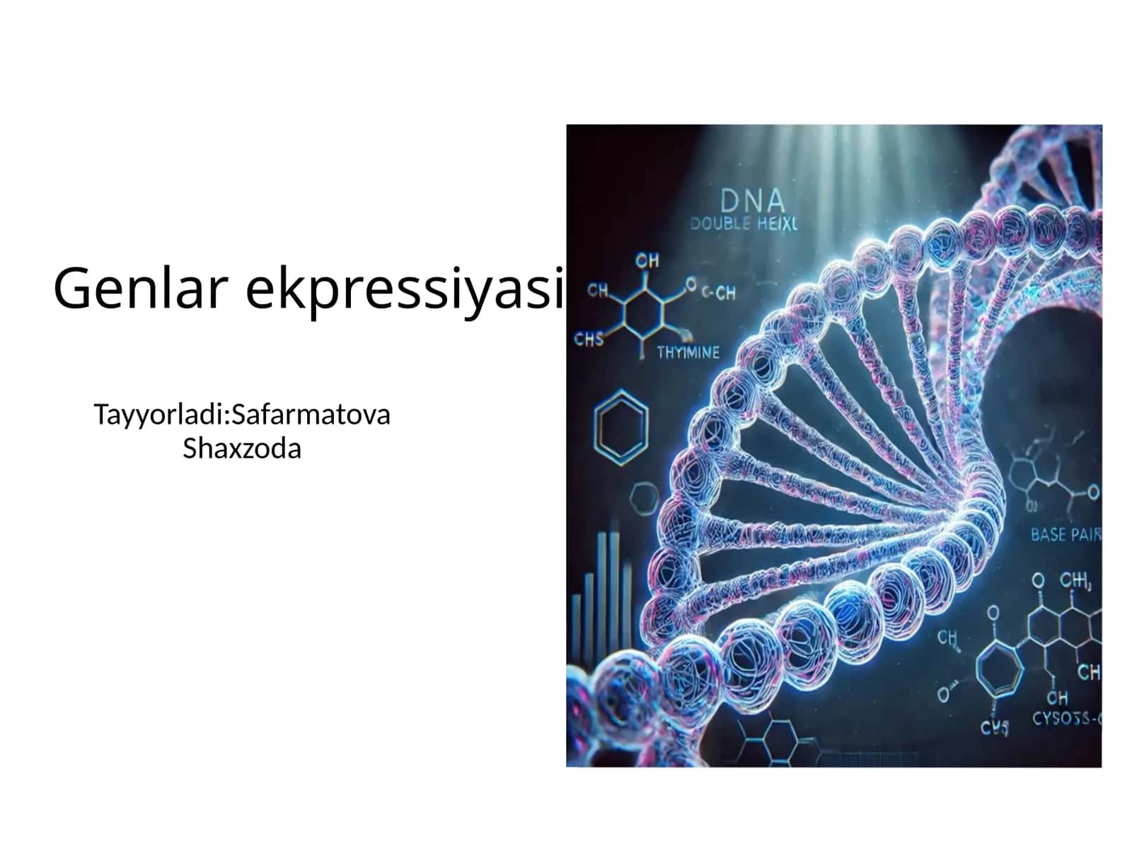 Genlar ekpressiyasi 1