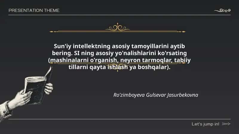 Sun'iy Intellektning Asosiy Tamoyillari 1