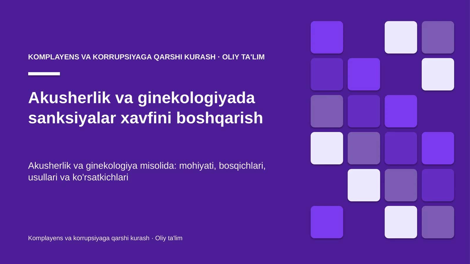 akusherlik va ginekologiyada sanksiyalar xavfini boshqarish 4566 1