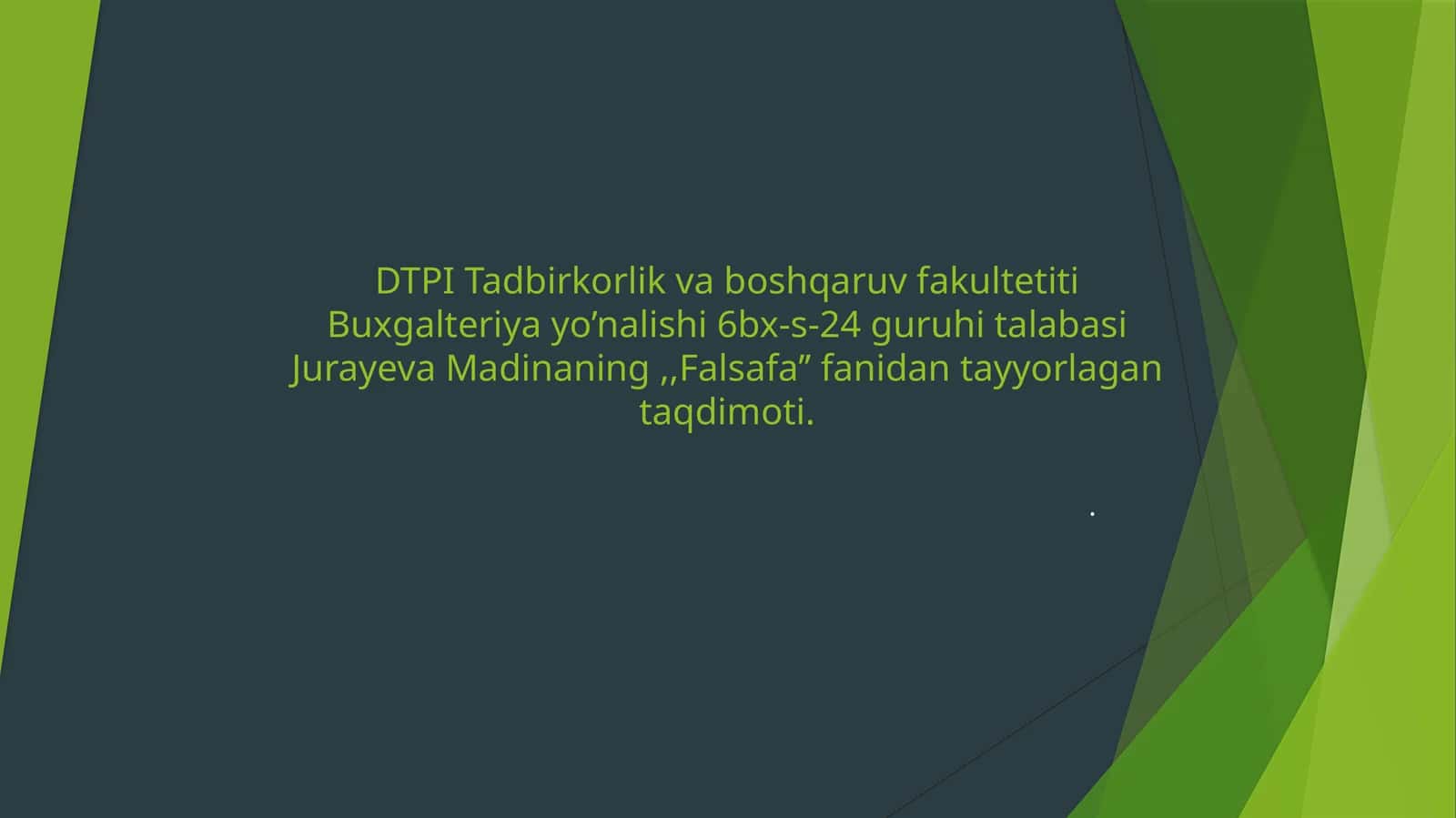 Bilish falsafasi .Gnoseologiya 1