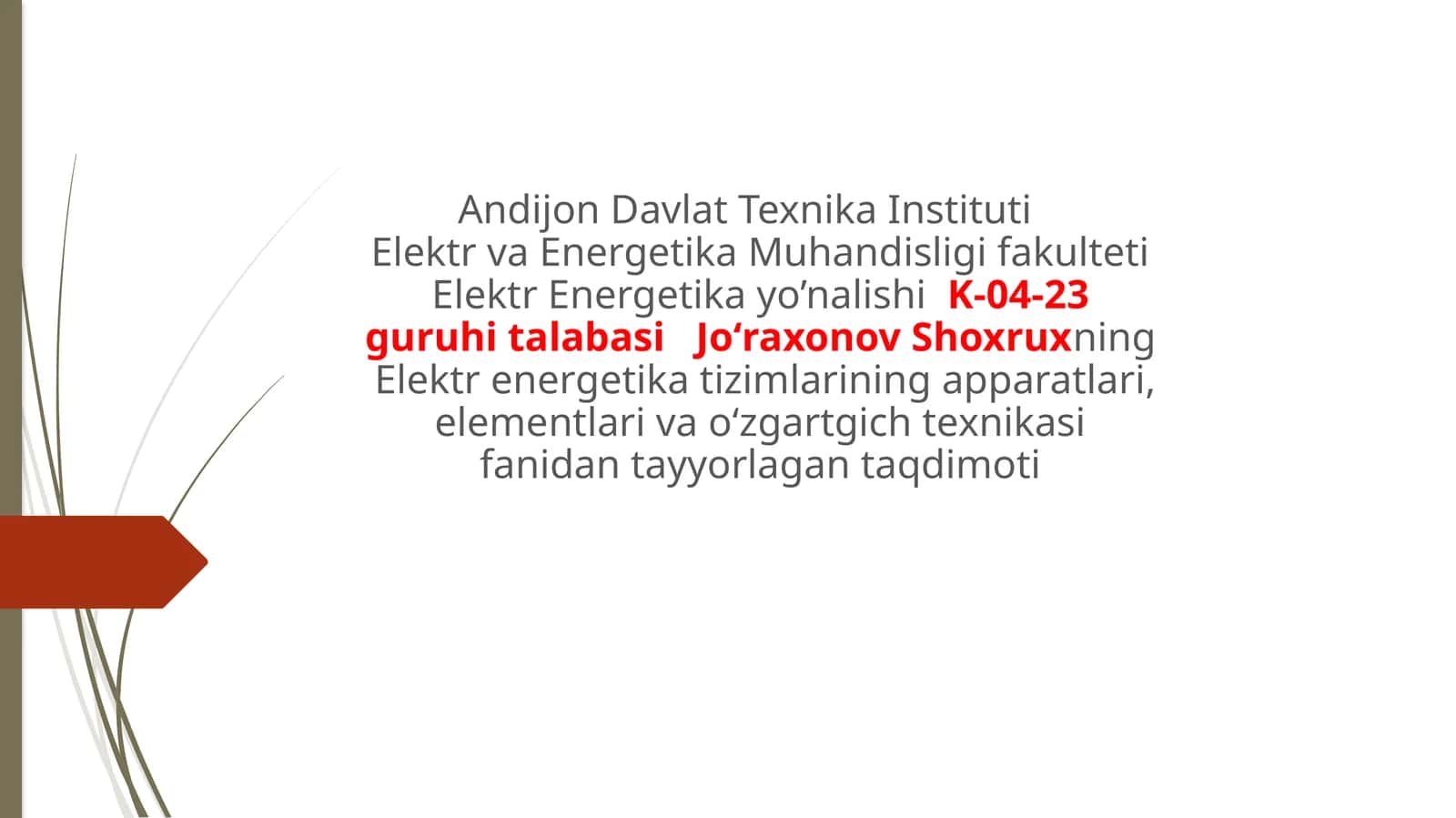 Burchaksiljish datchigi 1