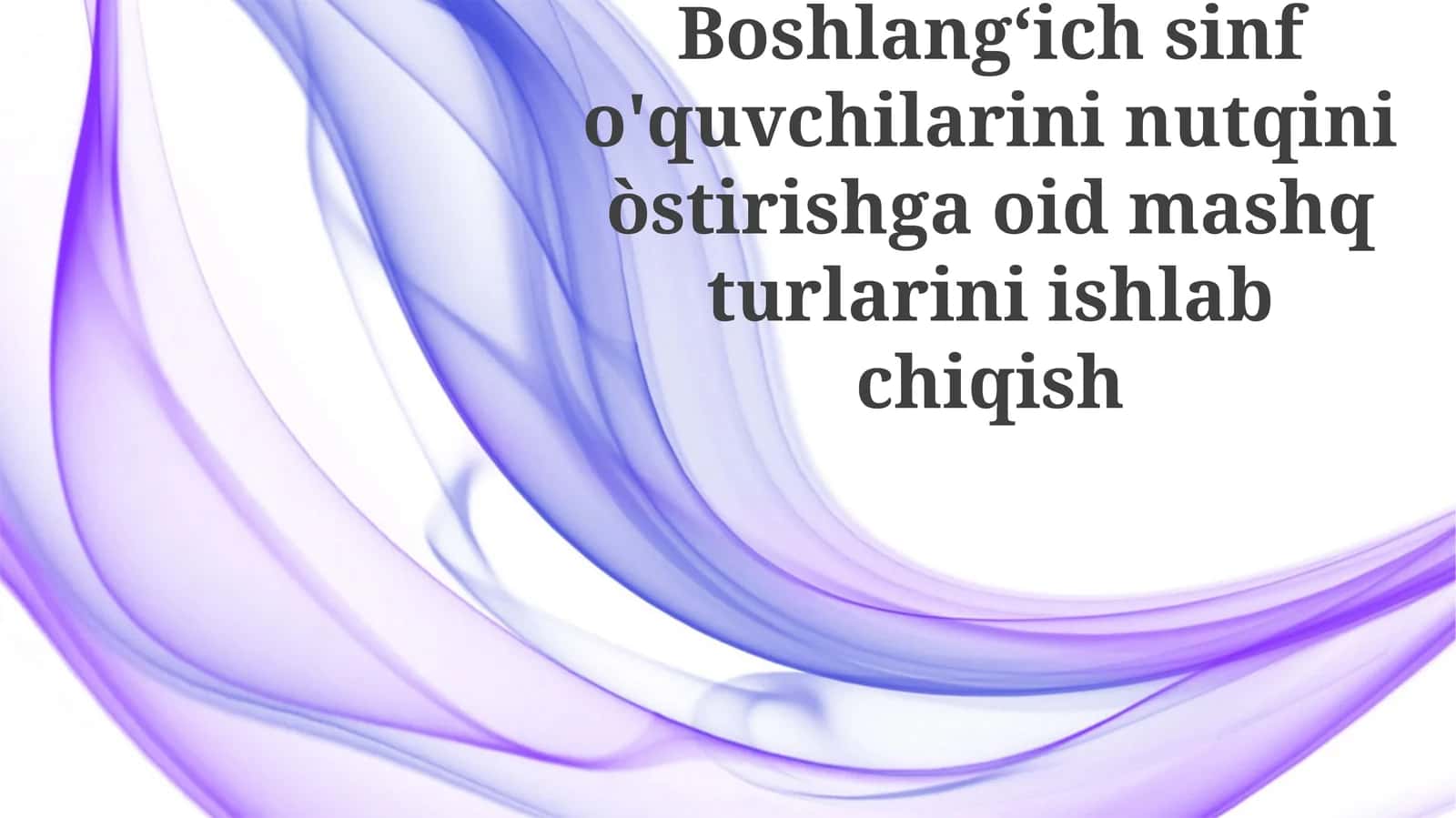 Nutq Mashqlari 1