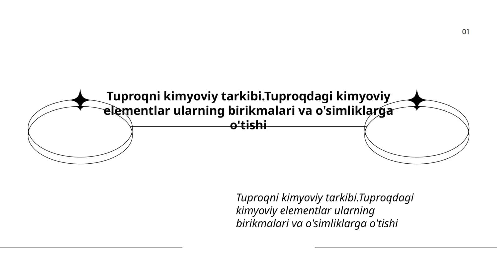 Tuproqni kimyoviy tarkibi 1