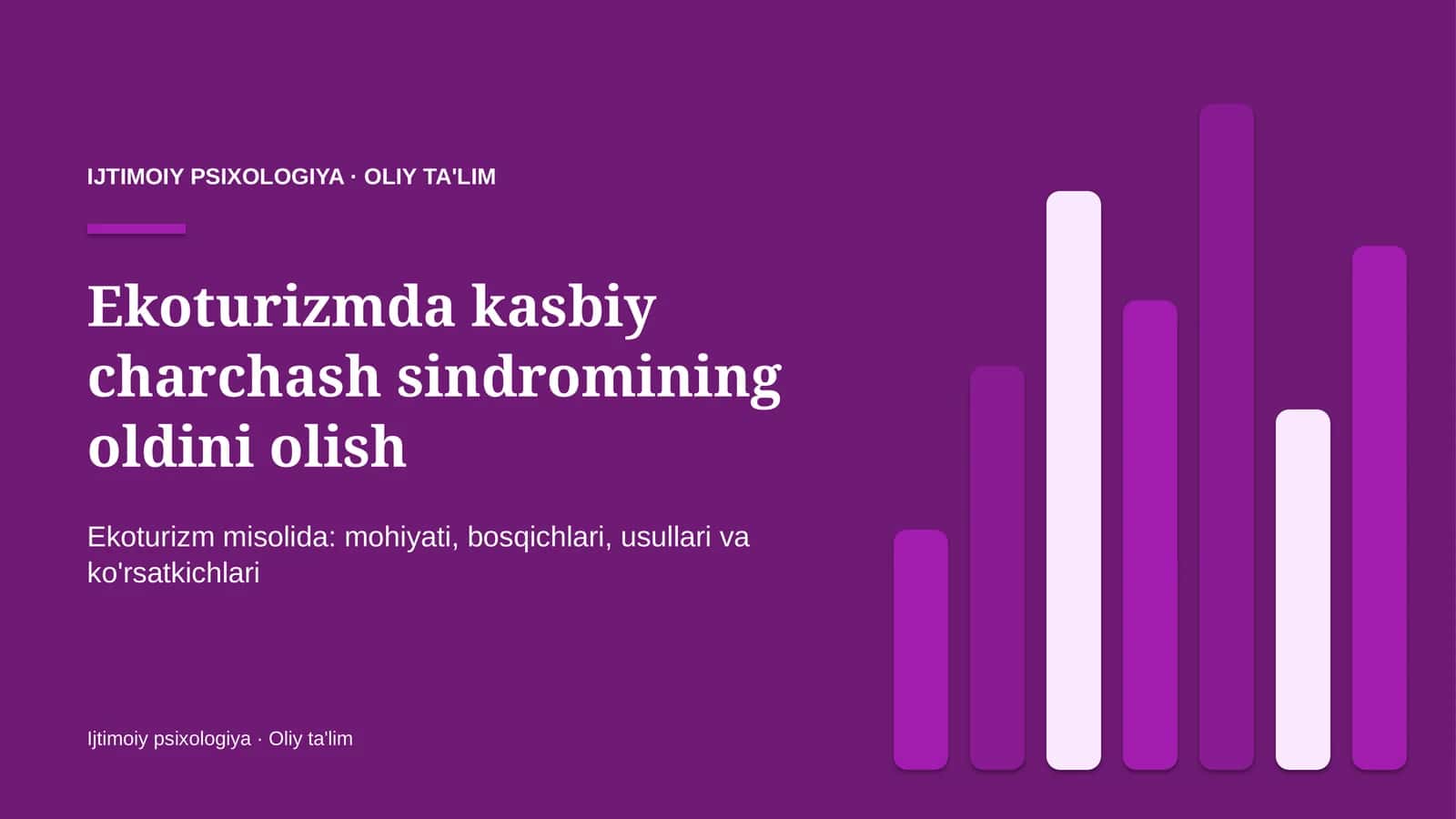 ekoturizmda kasbiy charchash sindromining oldini olish 5497 1