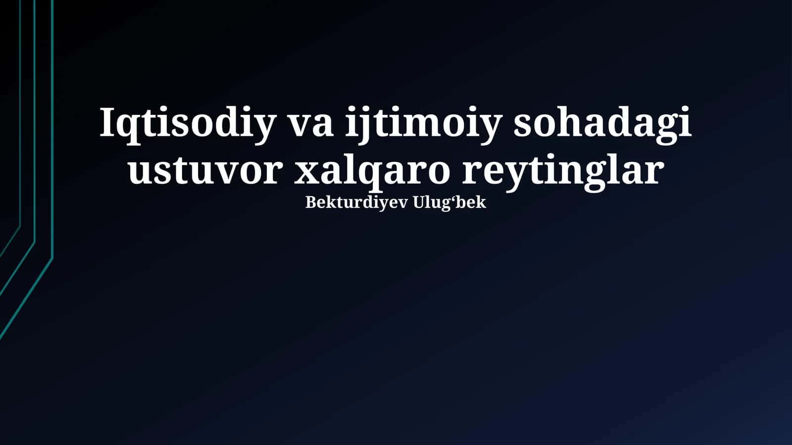 Asosiy Xalqaro Reytinglar: Tarix, Tashkilotlar va Metodologiya 1