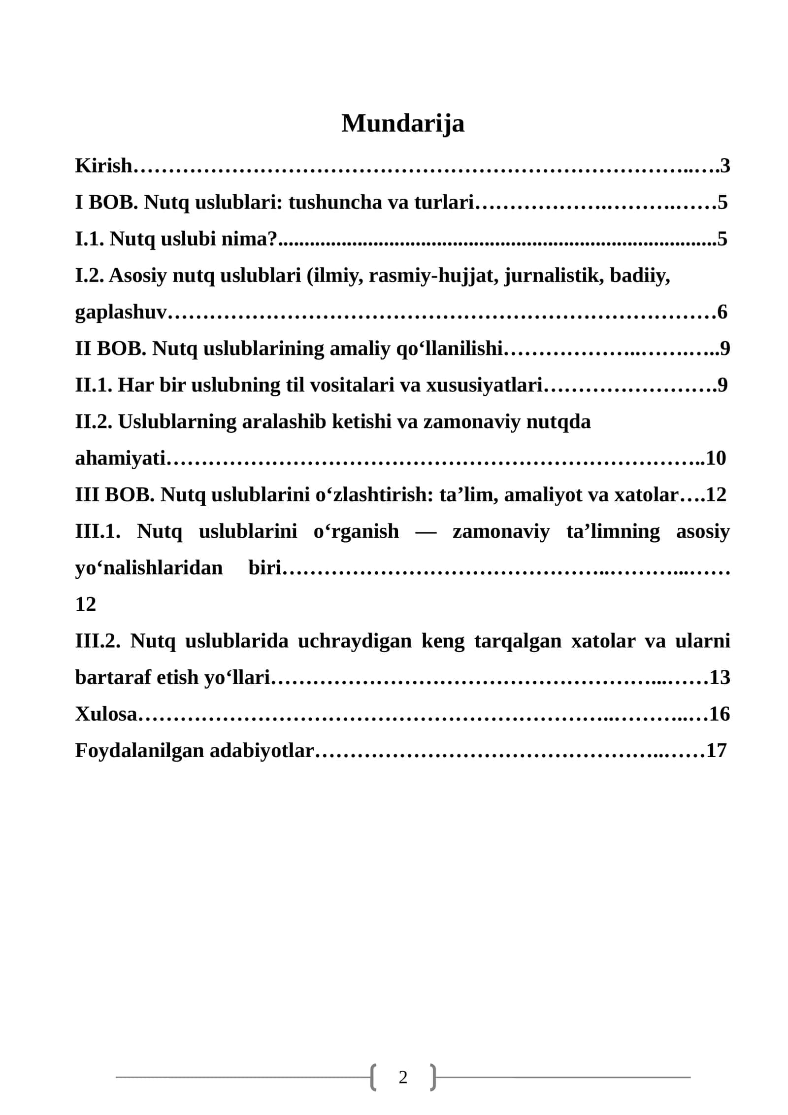 Nutq uslublari 1