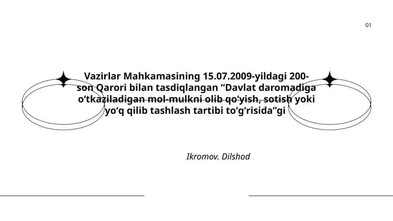 Qaror 1