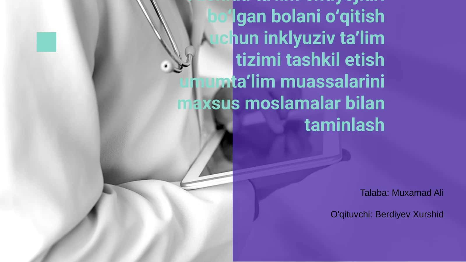 Inklyuziv ta'lim tizimi 1