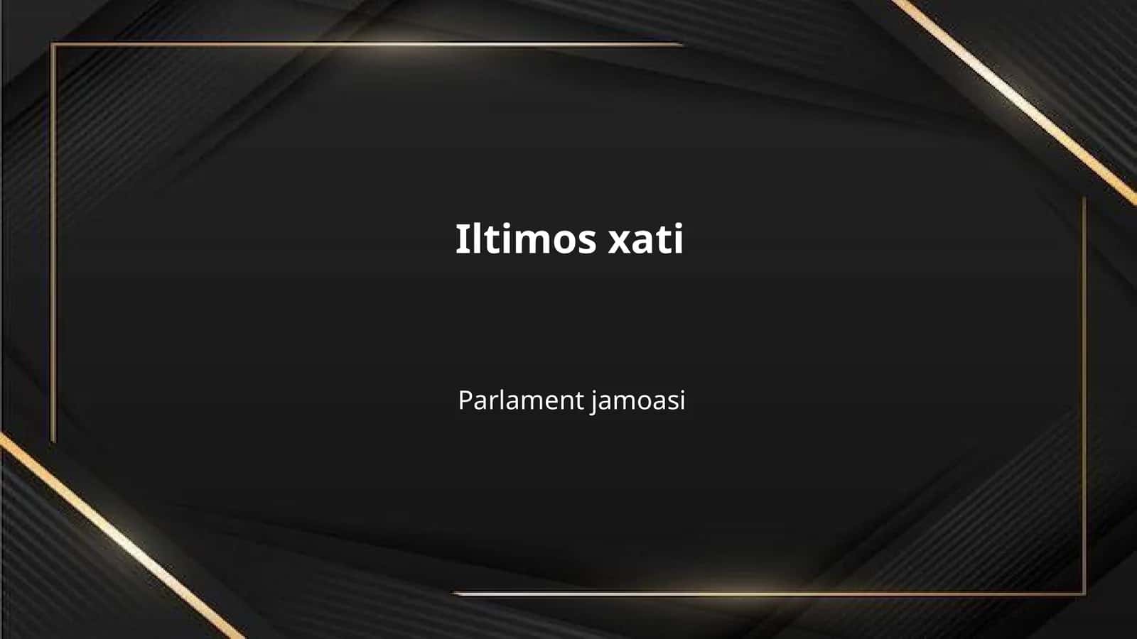 Iltimos xati 1