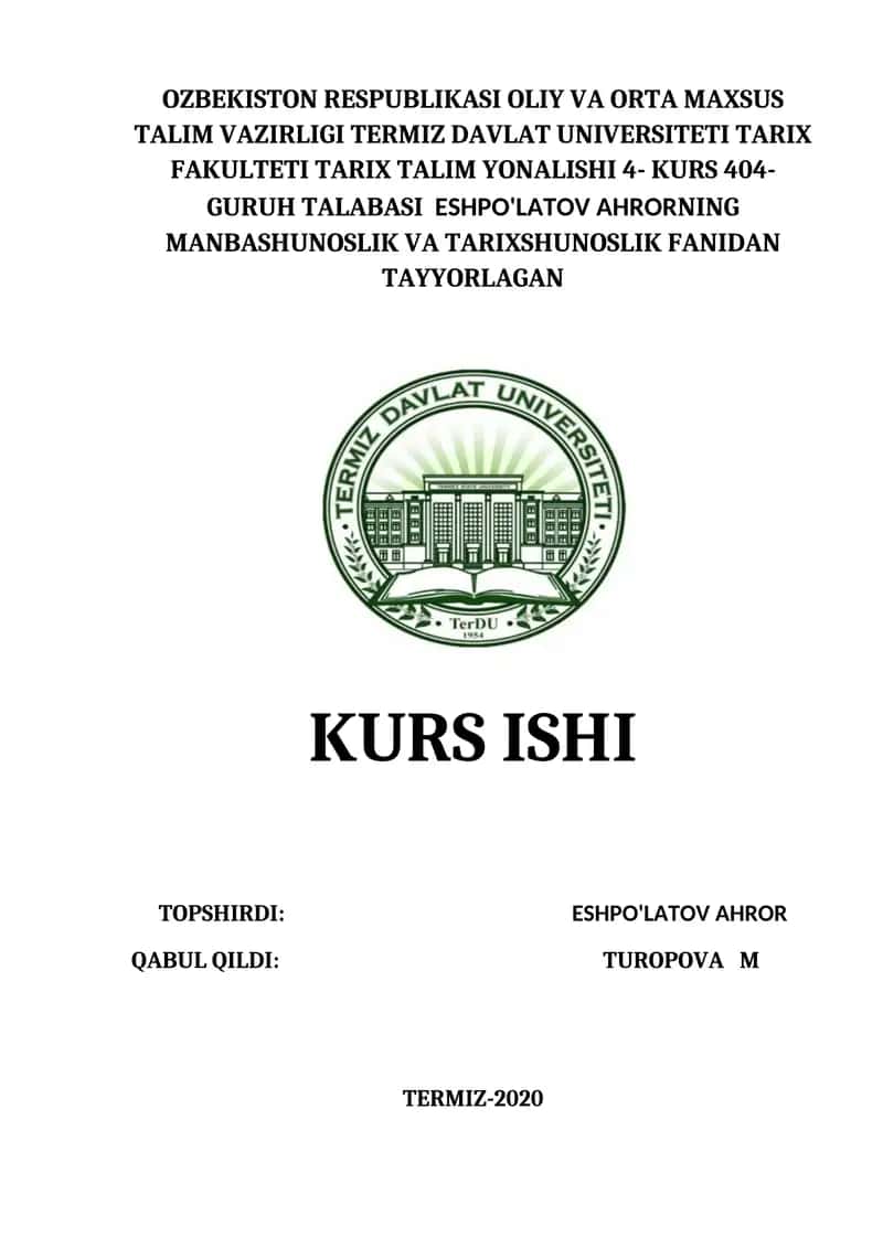 Zayniddin Mahmud Vasifiyning Asarlari 1
