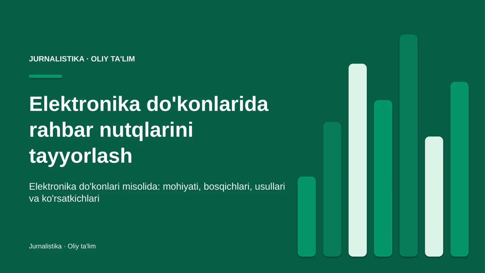 Elektronika do'konlarida rahbar nutqlarini tayyorlash 1